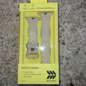 Apple Watch Silicone Band Odor Resistant All In Motion 42/44/45/49mm-Gray